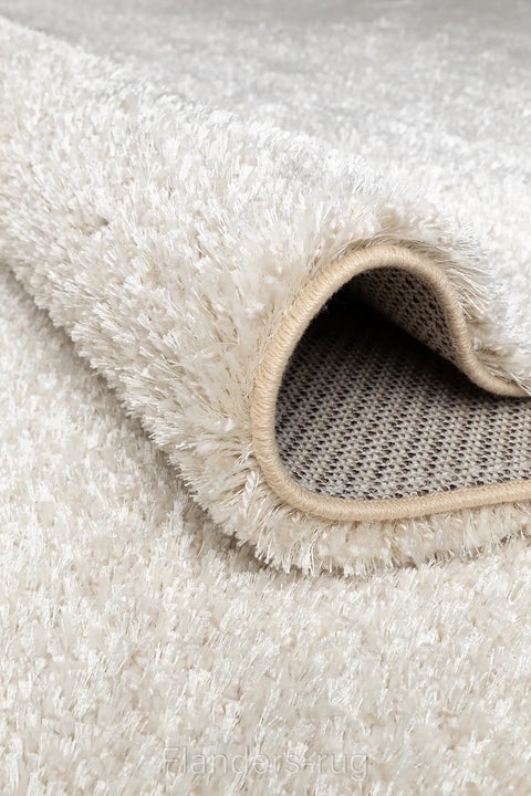 LANA 柔境羊毛亮絲厚織地毯象牙白 100 拷克特寫