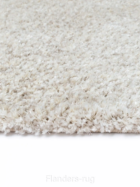 LANA 柔境羊毛亮絲厚織地毯灰褐 110 側邊特寫