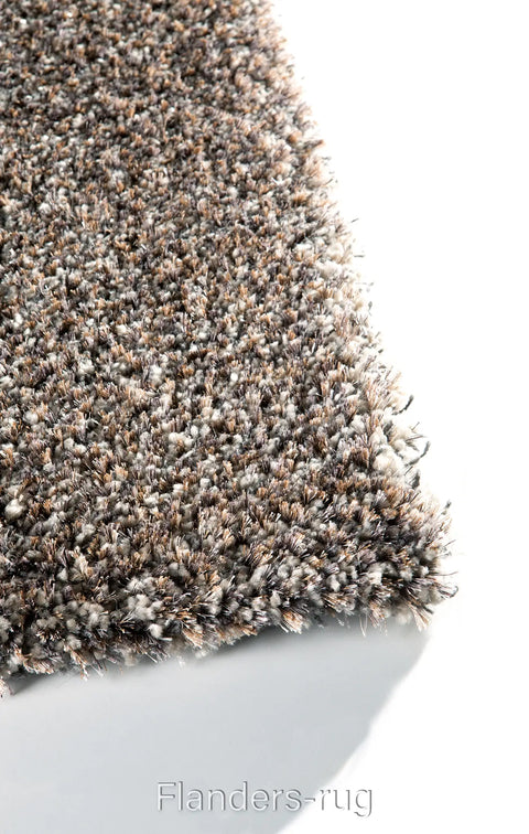 LANA 柔境羊毛亮絲厚織地毯灰褐 910 前緣特寫