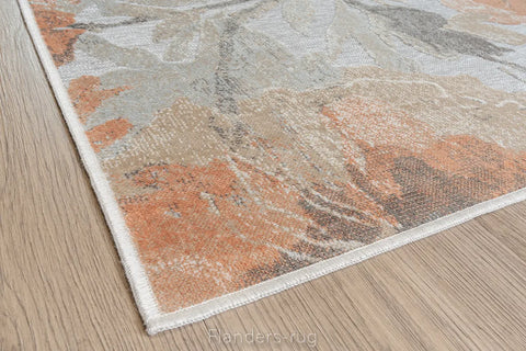 摺紙花卉系列立體浮雕雪尼爾絲毯~11035-696991罌粟花(前緣)