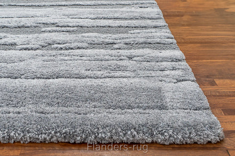 雅致抽象線條舒適長毛地毯~5171-13025雲間灰(前緣)