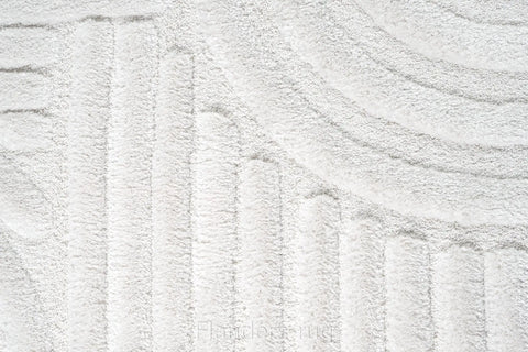 雅致抽象線條舒適長毛地毯~6191-13027浮現(近拍)