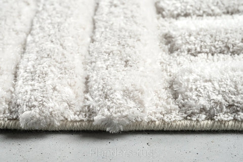 雅致抽象線條舒適長毛地毯~6191-13027浮現(側邊)