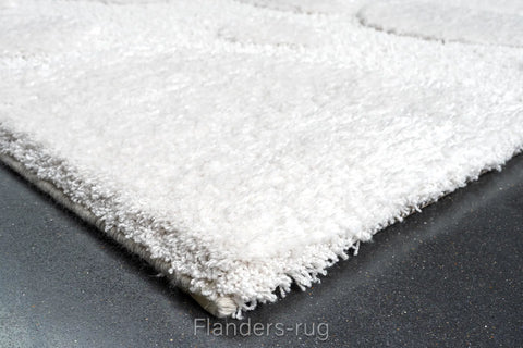 雅致抽象線條舒適長毛地毯~6191-13030雪原(前緣)