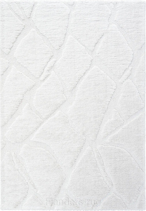 雅致抽象線條舒適長毛地毯~6191-13037霜痕