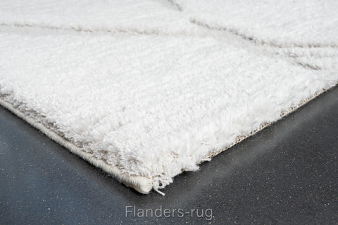 雅致抽象線條舒適長毛地毯~6191-13037霜痕(前緣)