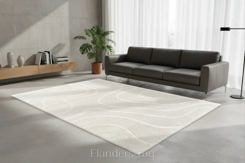 舒適家雲柔刻紋簡約風地毯~6191-14033山丘(情境)