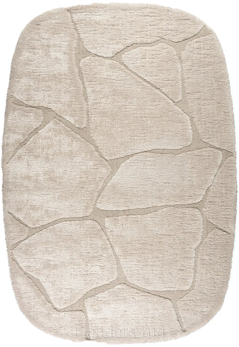 舒適家雲柔刻紋簡約風圓角造型地毯~2383-14067原野米