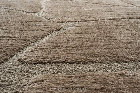 舒適家雲柔刻紋簡約風地毯~7222-14067原野棕(紋理)