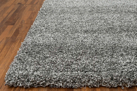 魅力素色雙股紗長毛地毯~4248-23001灰銀(前緣)