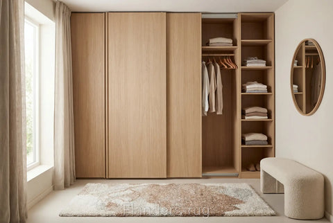 魅力北歐風雙股紗長毛床邊地毯~6727-23098渲染 | 80x150cm | 更衣室