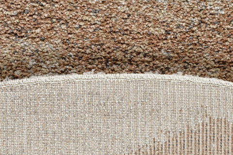 魅力北歐風雙股紗長毛圓形地毯~6727-23098渲染(背面)