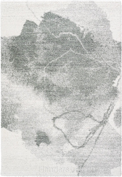 魅力北歐風雙股紗長毛地毯~6747-23098渲染灰綠