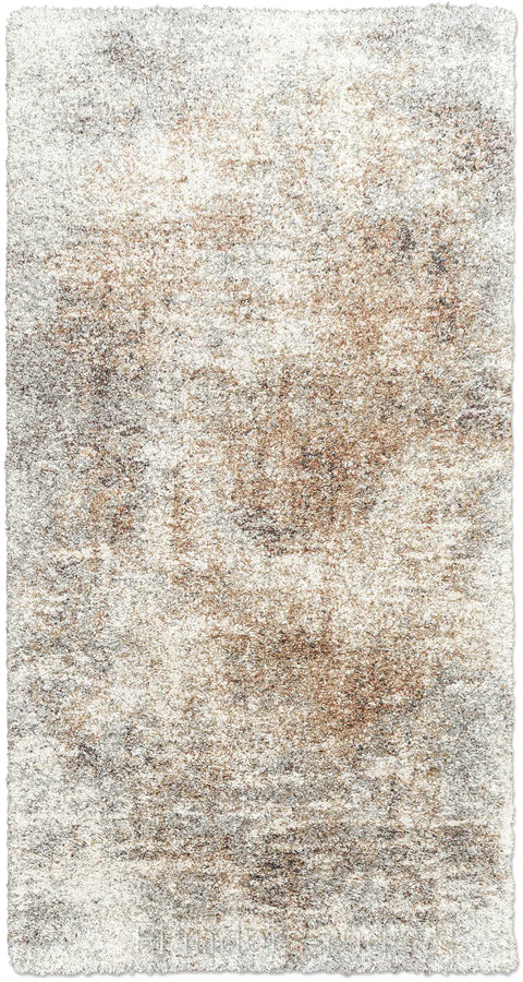 魅力北歐風雙股紗長毛床邊地毯~6787-23120暈印 | 80x150cm