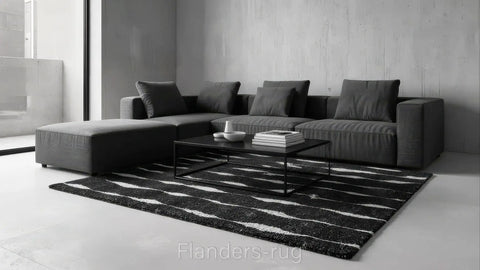 魅力北歐風雙股紗長毛地毯~8268-23420徉徜(情境)