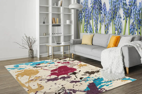 海格抽象彩繪地毯~2348c10潑溢(情境)