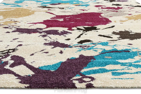 海格抽象彩繪地毯~2348c10潑溢(近拍)