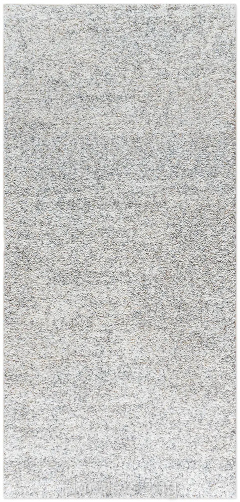 魅力素色雙股紗長毛地毯~6258-23500灰白~67x140cm