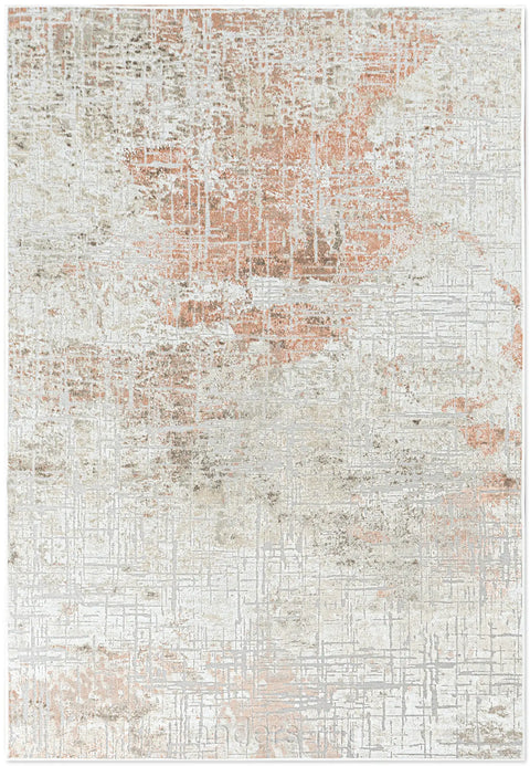 奧泰羅立體浮雕生態嫘縈絲毯~6919-33011砂痕