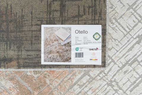 奧泰羅立體浮雕生態嫘縈絲毯~6919-33011砂痕(標籤)