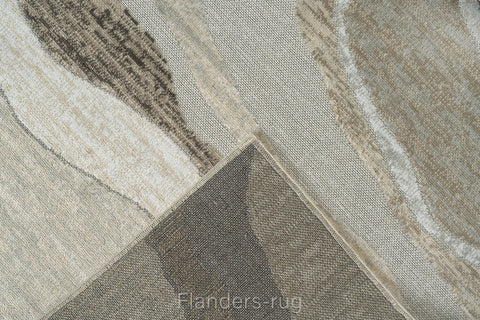 奧泰羅立體浮雕生態嫘縈絲毯~2474-33054流砂(背面)