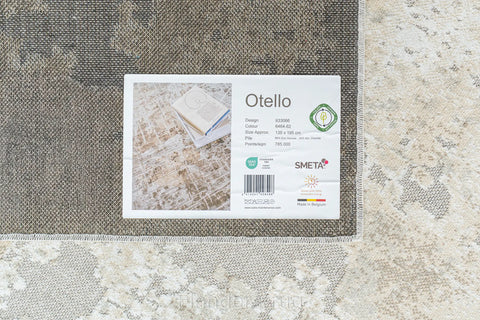 奧泰羅立體浮雕生態嫘縈絲毯~6464-33066蒼茫(背面)