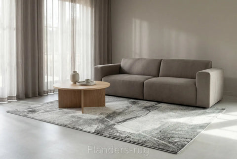 麥迪遜北歐風超柔現代地毯~6262-34014降霜(情境)