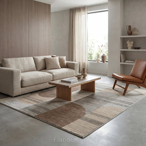 麥迪遜北歐風超柔現代地毯~6362-34038尾韻(情境)