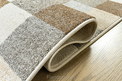 麥迪遜北歐風超柔現代地毯~6464-34157博奕(紋理)
