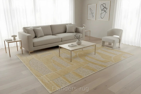 花呢再生纖維立體浮雕絲絨地毯~212125-35004宏偉(情境)