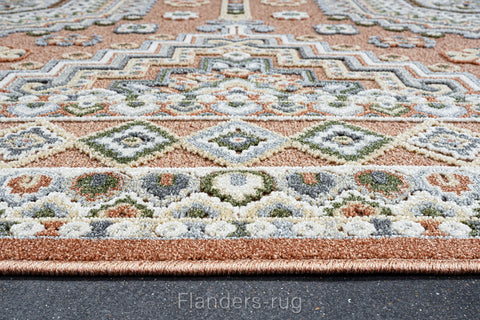 花呢再生纖維立體浮雕絲絨地毯~111115-35025陶韻(側邊)