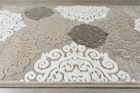 吉諾瓦立體浮雕厚絲毯~38001-656590錦緞走道毯(紋理)