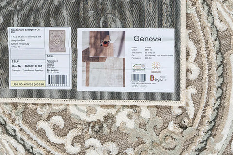 吉諾瓦立體浮雕厚絲毯~38068-656590哈布斯~65x110cm(背面)