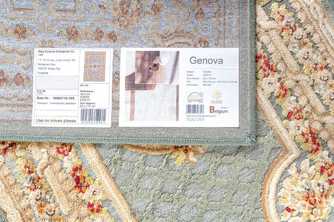 吉諾瓦立體浮雕厚絲毯~525251-38399皇家藍~65x110cm(背面)
