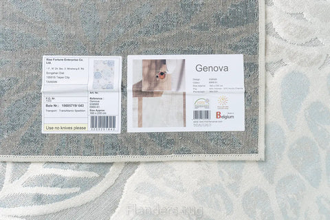 吉諾瓦立體浮雕厚絲毯~38568-696991春漾灰藍(背面)