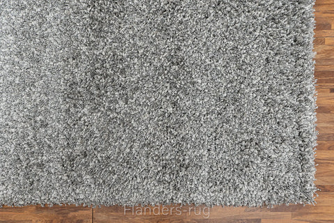 黎明素色雙股紗長毛地毯~9999-39001銀灰(角落)