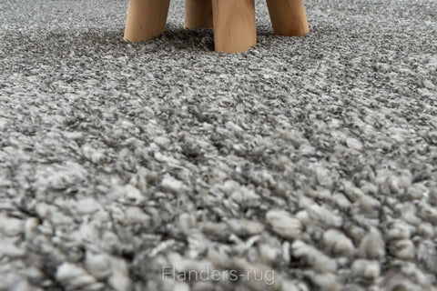 黎明素色雙股紗長毛地毯~9999-39001銀灰(凹陷效果)