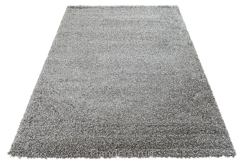 黎明素色雙股紗長毛地毯~9999-39001銀灰(俯視)