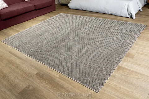 特倫堤諾素色刻紋地毯~7131-41046(情境)