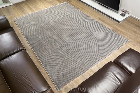 特倫堤諾素色刻紋地毯~7131-41061(情境)