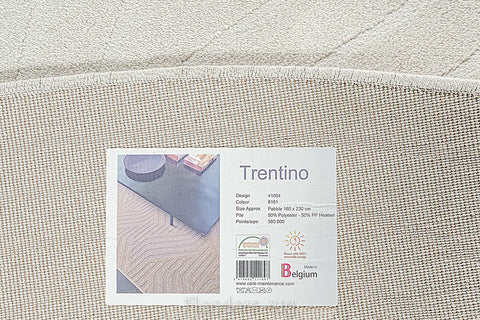 特倫堤諾素色刻紋不規則形地毯~6161-41064(背面)