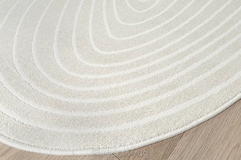 特倫堤諾素色刻紋不規則形地毯~6161-41064(前緣)