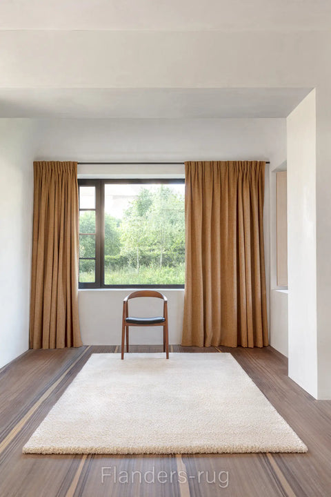 HUSK 原境羊毛亮絲厚織地毯灰褐 100 鋪設情境