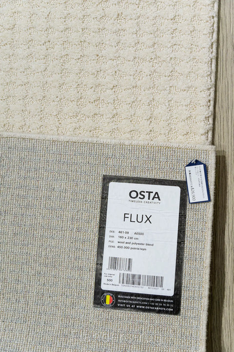 FLUX簡約風羊毛混織地毯~4619AE500靜語(標籤)