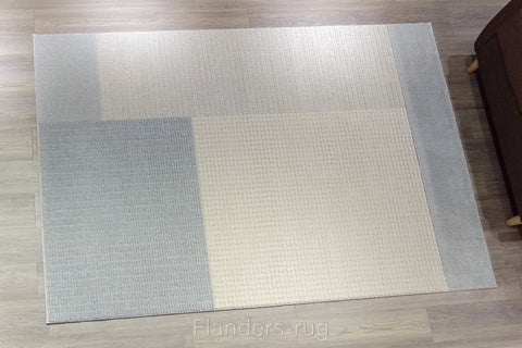 FLUX簡約風羊毛混織地毯~4619AE500靜語(俯視)