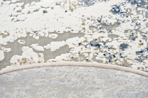 峽谷立體浮雕斑駁藝術圓形地毯~7777-52014宏觀(背面)