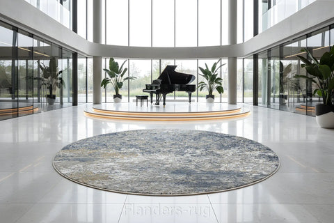 峽谷立體浮雕斑駁藝術圓形地毯~7777-52014宏觀(情境)