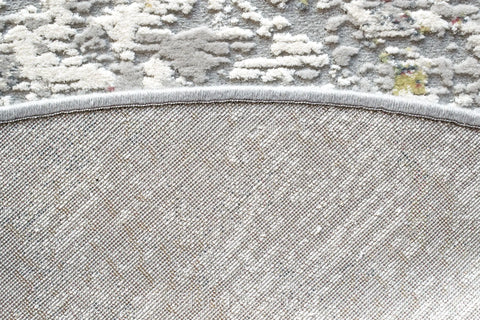 峽谷立體浮雕斑駁藝術圓形地毯~6424-52023金脈(背面)