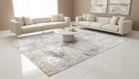 峽谷立體浮雕復古風斑駁藝術地毯-6424-52023金脈(情境)