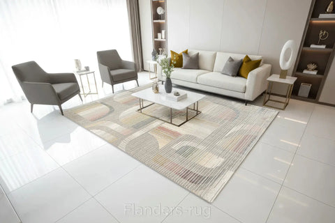 峽谷立體浮雕復古風斑駁藝術地毯~6424-52093時代(情境)